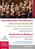 Bild zu Bath Choral Society – Internationales Chorkonzert Friedenskirche Radebeul
